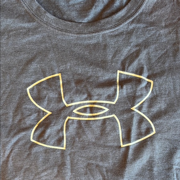 Under Armour Gray T-Shirt with Logo, Women’s XS - Picture 2 of 3